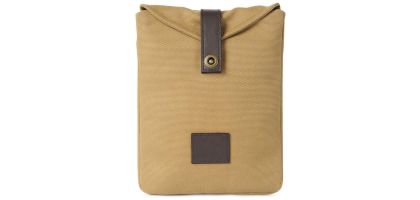 Canvas And Leather Laptop Sleeve