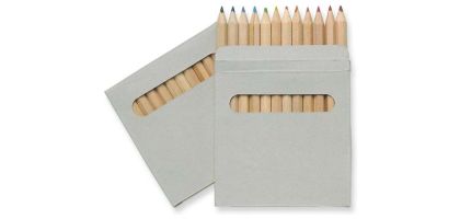 12 Coloured Pencils Set
