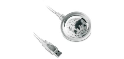 Usb Hub With Globe And Light