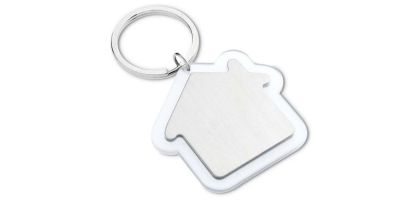 House Shaped Rimmed Keyring