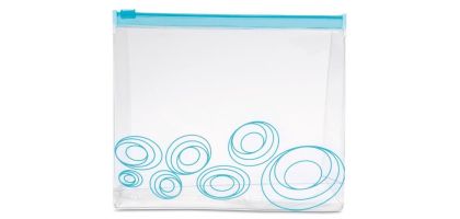 Cosmetic Pouch W/ Plastic Zip