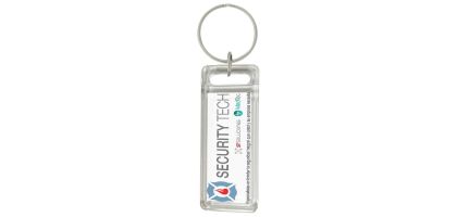 Rectangular Acrylic Key Chain