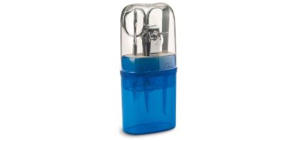 Manicure Set In Transparent Plastic  Case