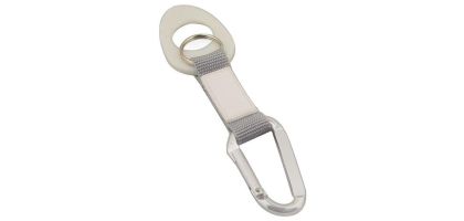 Aluminium Carabiner Keyring with Water Bottle Holder