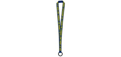 19Mm Enviro Friendly Woven Text Lanyard