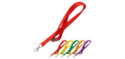 Ribbed Polyester Lanyard - 15mm