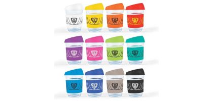 Vienna Glass Coffee Cup / Silicone Lid