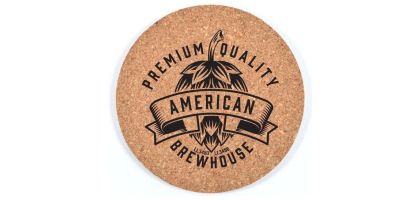 Villa Cork Round Coaster