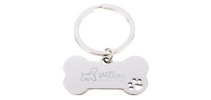 Dog Bone Keytag
