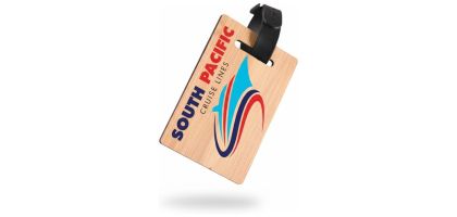 Transit Bamboo Luggage Tag