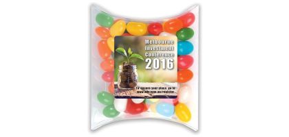 Assorted Colour Mini Jelly Beans in Pillow Pack