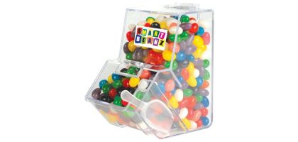 Assorted Colour Mini Jelly Beans in Dispenser