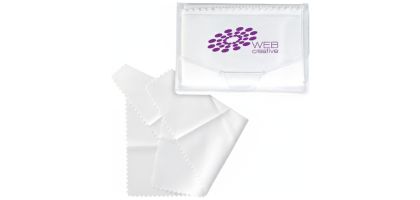 White Microfibre Lens Cloth