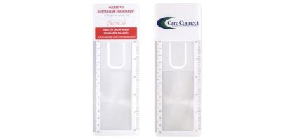 Clear Bookmark Magnifier Ruler