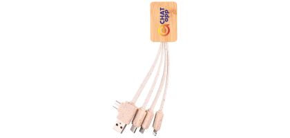 Sprite Square Bamboo Charging Cable