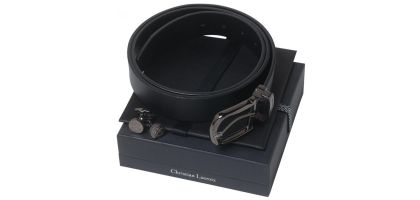 Set Double Black (cufflinks & Belt)