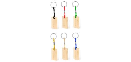 Recbam Keyring in Bamboo