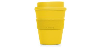 Eco Coffee Cup Plastic Cup2Go 356ml - Yellow