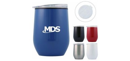 Riviera Coffee Cup Stainless Steel Outer/Plastic Inner 330ml