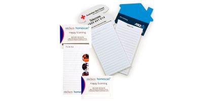 Standard Magnet - 95mm x 70mm Pad - 60mm x 140mm Van Shaped To Do Lists