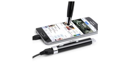 Power Bank Stylus Touch Ball Pen Solius