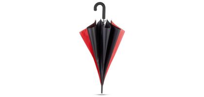 Bicoloured Panels Umbrella With Handle