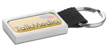 Metal Key Ring With Webbing Loo