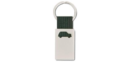 Metal  Canvas Car Shaped Keyring