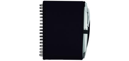 Plastic Cover Notebook With Pen