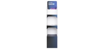 Self Assembly 3 Tier Cardboard Floor Display