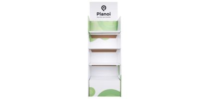 Self Assembly Standard Cardboard Floor Display