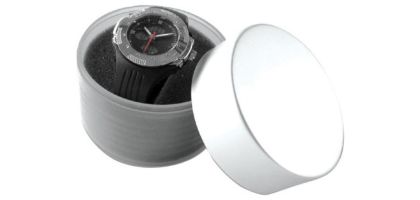 Watch Plastic Box With Tin Lid