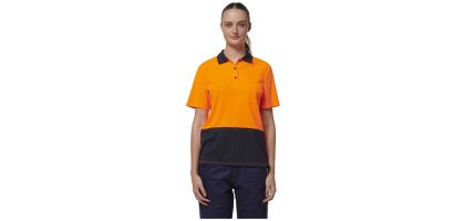 Womens Short Sleeve Hi Vis Polo