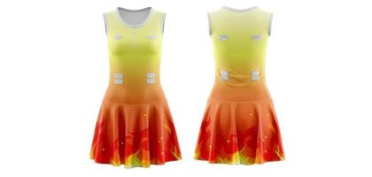 Womens Full-Skirt Netball Dress