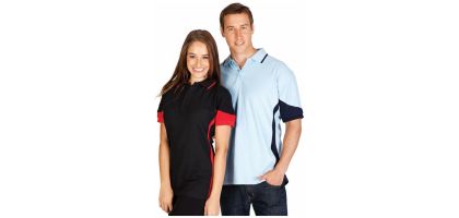Ladies Contrast Polo Shirt