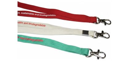 Bamboo Screen Printed Lanyard