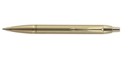 Parker Im Brushed Gold Gt Ballpoint Pen