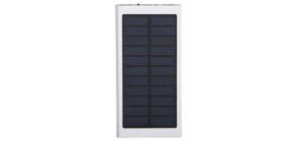 8000mAh Metal Solar Power Bank