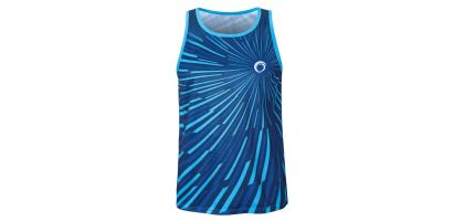 Men's100%Polyester Sublimated Singlet