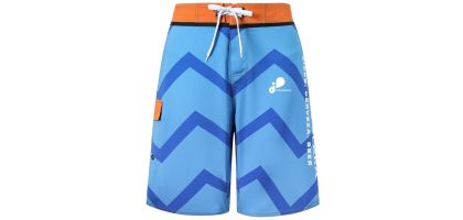 Men's Polyester Spandex Sublimated Swim Shorts Knee Length