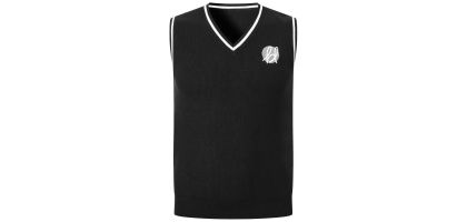 Unisex Cotton Spandex V-Neck Knitted Vest