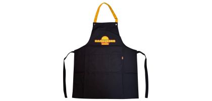 Poly-Cotton Canvas Full Bib Apron With Colour Strap