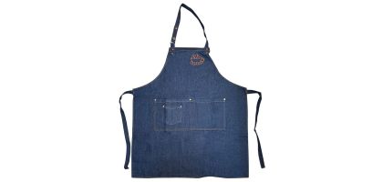 Poly-Cotton Denim Full Bib Apron With Adjustable Neck Strap
