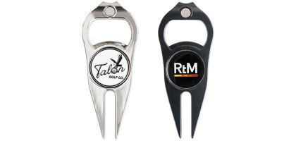 Golf Divot with Ball Marker and Bottle Opener