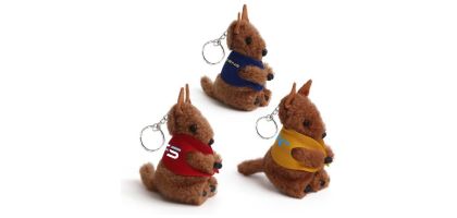 Kangaroo Clip on Stuffed Plush Toy