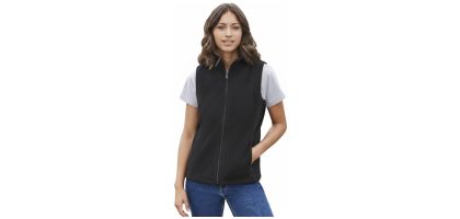 Ladies Plain Micro Fleece Vest
