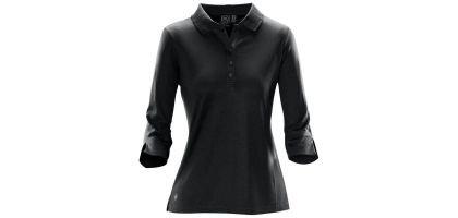 Women's Eclipse Pique 3/4 Sleeve Polo