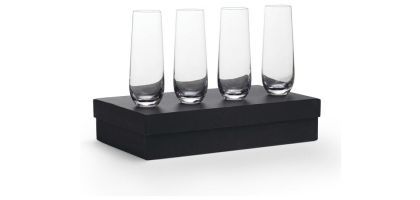 Stemless Champagne Flutes
