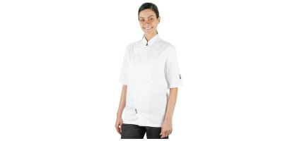 PROCHEF Traditional Chef Jacket White Short Sleeve