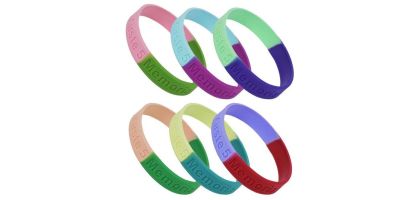 Silicon Wrist-Band 2 Colour